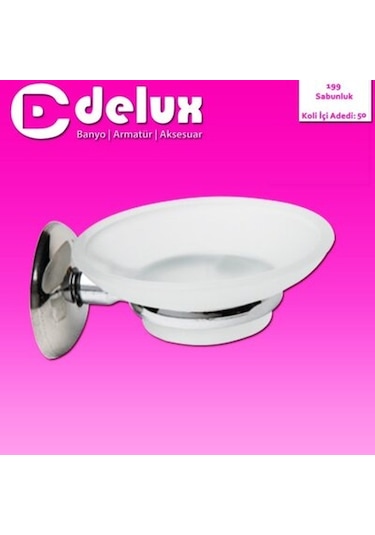 Plastik Katı Sabunluk Beyaz - Gümüş