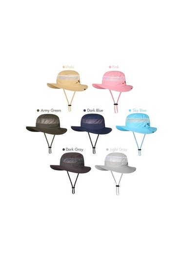 Artfulabode Skycity Şapka Kuruyan Koyu Hızlı Haki Gri Balıkçılık Uv Koruyucu - Ue Haki