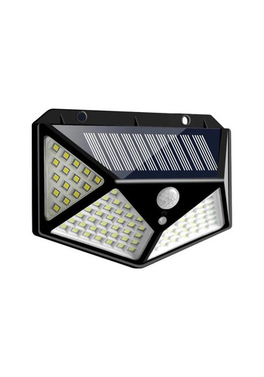 Güneş Enerjili Hareket Sensörlü Suya Dayanıklı 100 Led Lamba