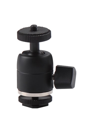 Camten Mh-02A Flaş Kızağı Için Mini Ball Head