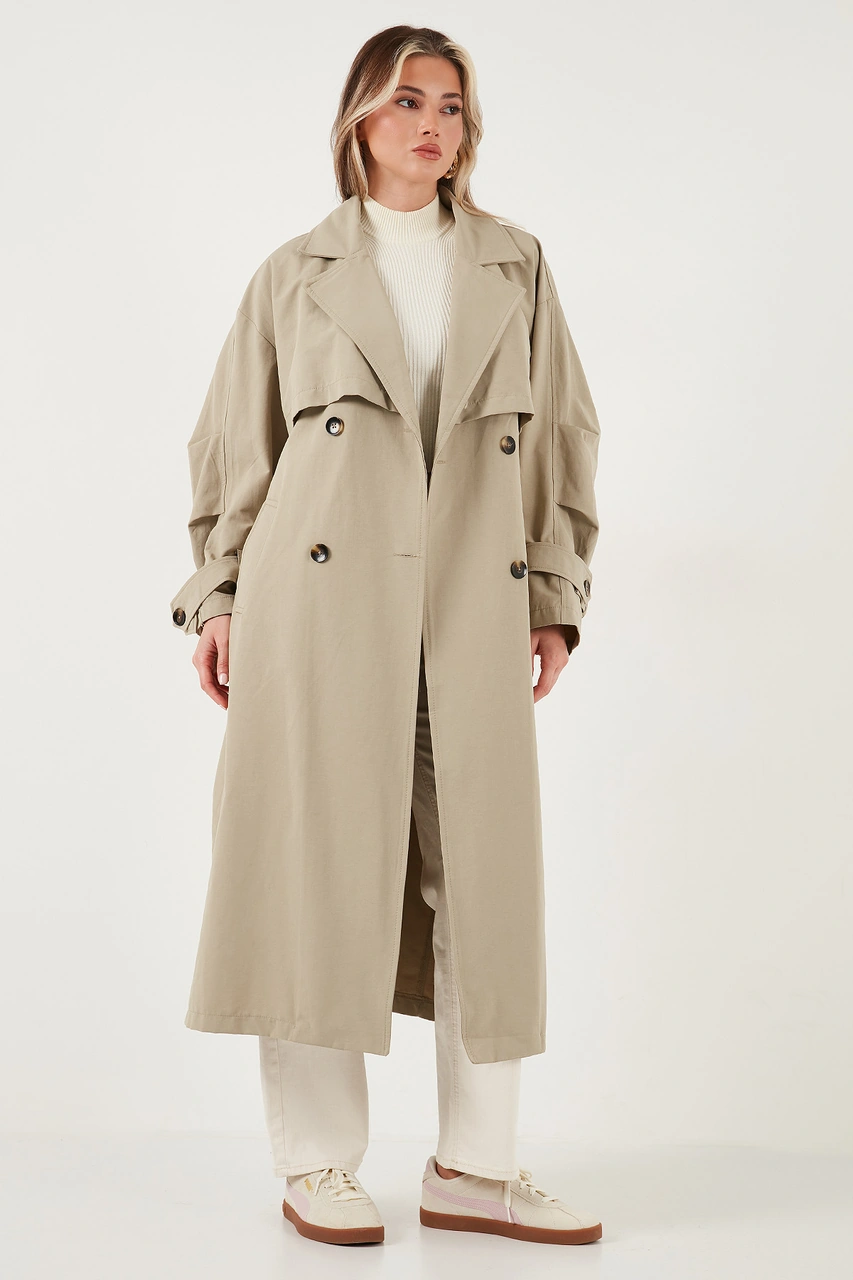 Lela Bayan Trençkot 6839605 Açık Yeşil Açık Yeşil