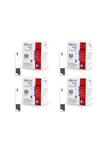 Lifechek Silver GH82 Kan Ölçüm Stribi 50 Adet - 4 Adet