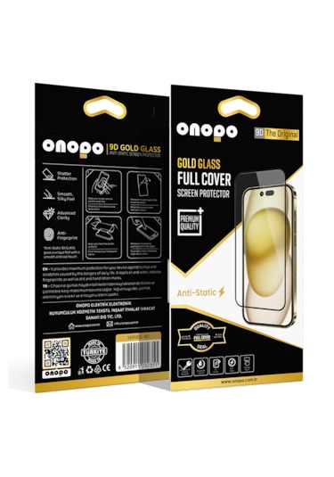 İphone Uyumlu 16 Anti Static 9d Tam Ekran Cam Ekran Koruyucu