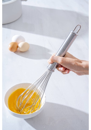 Evero Çelik Çırpıcı - 30 Cm Silver