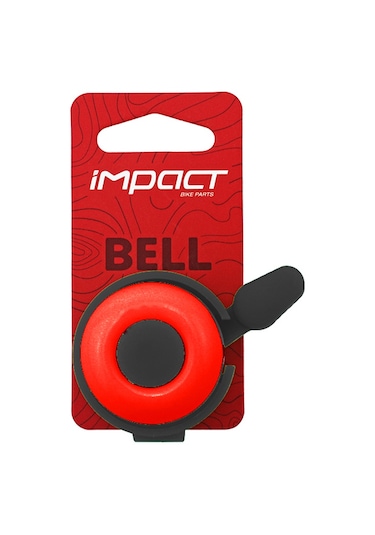 İmpact Kırmızı Çın Çın Bisiklet Zili Kırmızı