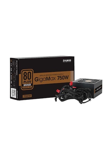 Zalman GigaMax ZM750-GVII 750W 80 + Bronze Güç Kaynağı