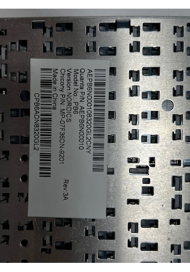 Packard Bell SL45 VESUVI SL51 VESUVI MP-07F33SU-9201 klavye