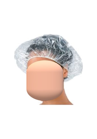 100 Adet Duş Bonesi Saç Bonesi Kuaför Bonesi Naylon Duş Bonesi