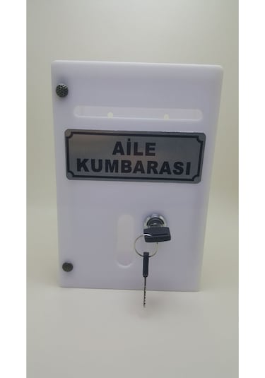 Küçük Boy Pleksi Aile Kumbarası N11.179