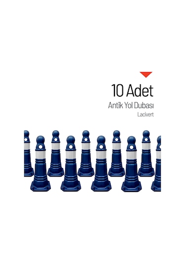 10'lu Antik Yol Dubası Seti Lacivert-3739