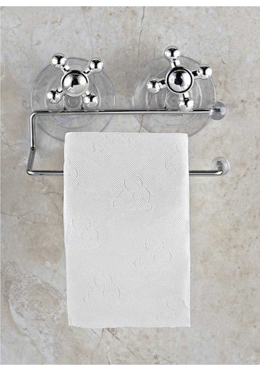 Hitfoni Vakumlu Tuvalet Kağıtlığı Paslanmaz Krom Tuvalet Kağıdı Askısı