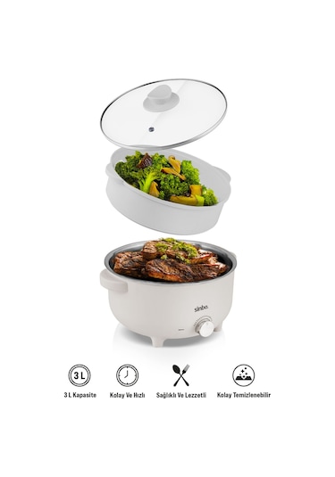 Sinbo SCO-5061 Çok Amaçlı Buharlı Pişirici