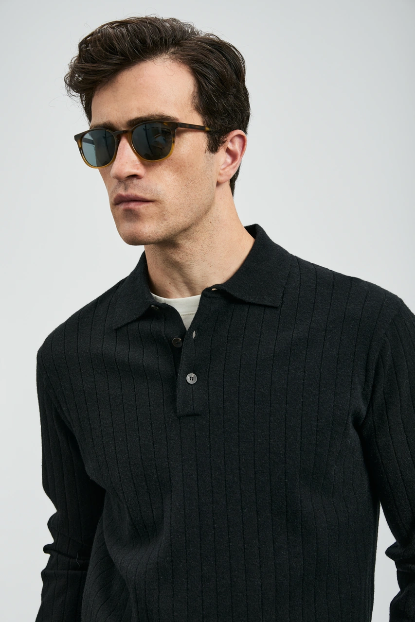 Lufian Josef Erkek Kazak Siyah Siyah 112090156100100 Siyah