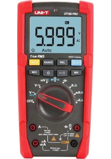 Unı-t Ut 15b Pro True Rms Dijital Multimetre Ac/dc 1000v 10a