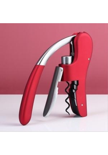 Profesyonel Çinko Alaşım Güç Şarap Açacağı Bornoz Tirbuşon Bonus Folyo Kesici Tavşan Kolu Tirbuşon Şarap Açıcılar Altın