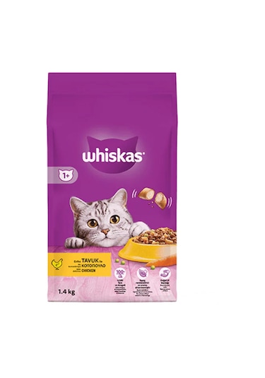 Whiskas Tavuklu Yetişkin Kuru Kedi Maması 1400 G