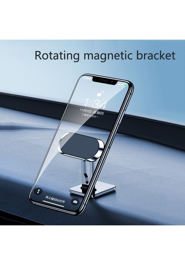 Joyhub 2 Adet Çok Fonksiyonlu Araba Telefonu Tutucu Manyetik Emme Enstrüman Paneli Navigasyon Vantuz Tutucu F6 Siyah Vantuzlu Evet Jftgyz