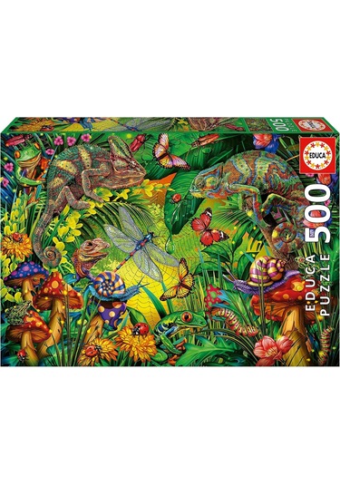 Educa 500 Parça Renkli Orman Puzzle - 19551 - Colourful Forest