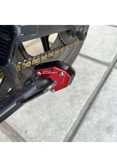 Xuweiwei Grey Kawasaki Versys650 2011 2023 Motorcycle Accessories Cnc Aluminum Bracket Side Stand Foot Peg Expansion Pad Support Board