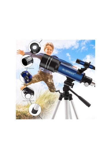 Bushman Travel Scope 70-400 Portable Taşıma Çantalı Teleskop