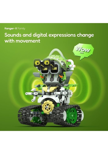 Sillbird Technik Robot, 3'ü 1 Arada Robotik Yapım Seti, Uygulama Ve Uzaktan Kumanda İle Akıllı Oyuncaklar