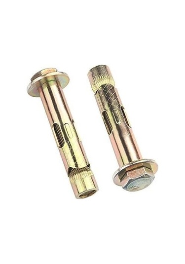 Genişleme Cıvataları, Karbon Çeliği Ve Beton Duvarlar Genişleme Ankrajı Zemin Takma Sabitleme 5 Adet 1 inç