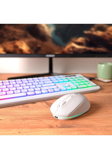 Everest Km-319bt Q Türkçe Rgb Kablosuz Oyuncu Klavye Mouse Seti Diğer