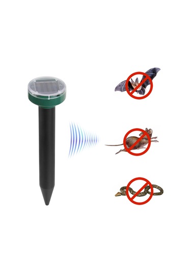 Kosona Güneş Enerjili Ultrasonik Sıçan Kovucu - Çevre Dost, Fiziksel Yöntem - 600mah Batarya İle - Ev, Park, Bahçe Kullanıma Uygun