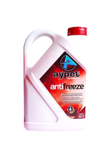 Aypet Antifriz Kırmızı 56 Derece 3 Lt Organik Aypet