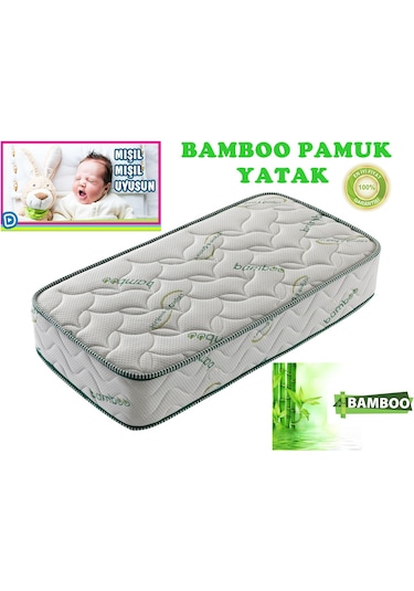 Pooly Ortopedik Bamboo Pamuk Yatak 80 x 180 CM