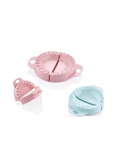 Buffer 3lü Çiğ Börek Kurabiye Hamur İşi Ravioli Kesme Kalıbı Aparatı Çok Renkli