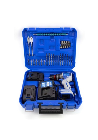 Branzeg BRZB10 10 MM Kömürsüz Vidalama Matkap Mavi