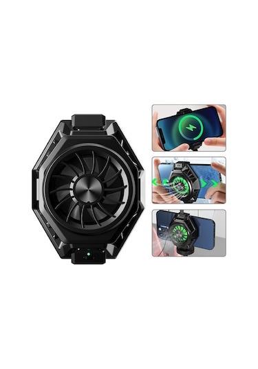 Kablosuz Şarjlı Taşınabilir Soğutucu Fan - Hızlı Şarj Ve Hafif Tasarım