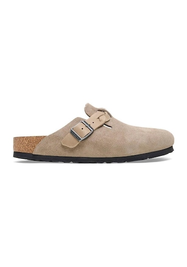 Birkenstock Boston Braided Kadın Terlik - Boz Koyu Bej