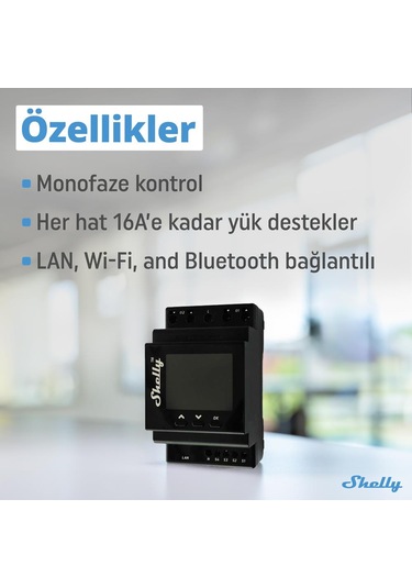 Shelly Pro Dual Çift Motorlu Panjur Kontrol Rölesi