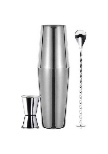 Didadodo Şık Kokteyl Seti, 750ml Boston, 3 Parça, Avantajlı, Eskiz Tasarım