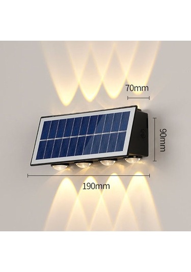 Dancemonkey Ip65 Su Geçirmez Güneş Lamba: Villa Bahçe Dekor, Renkli Gece Aydınlatma Çok Renkli