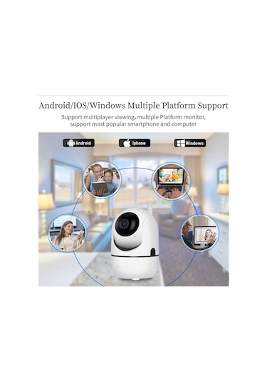 Ev Güvenlik Wifi Akıllı Kamera Bebek Telsiz Hareket Algılama İle İzleme Ses Dinleme