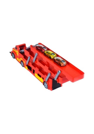 Car Transporter 3 Katlı Araç Taşıyıcı Kamyon 4 Araç Ve Aksesuarl