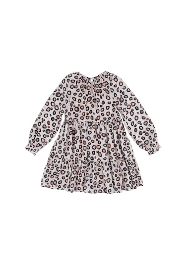 Bestkids Kız Çocuk Leopar Desenli Elibise 001