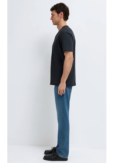Mavi M0613589-71379 Mavi Black Logo Baskılı Tişört Erkek T-shirt Siyah