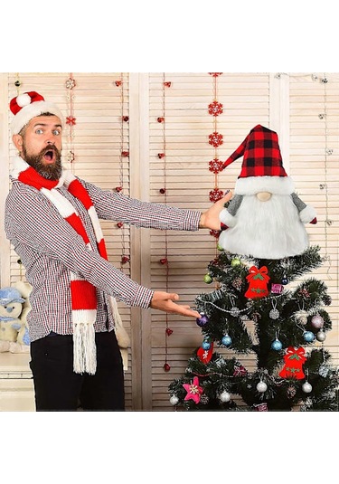 Cüce Noel Ağacı Süslemesi, El Yapımı İsveç Noel Baba Noel Ağacı Süsü Noel Ağacı Süslemeleri