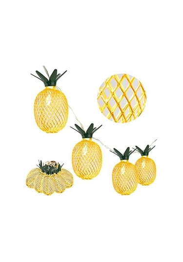 Dekoratif Pilli Pineapple Ananas Pilli Şerit Led Işık 1 Metre 5365 Çok Renkli
