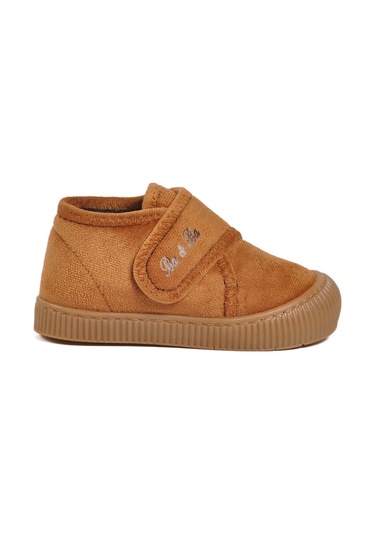 Ayakmod Taba Süet Cırtlı Unisex Çocuk Panduf Ba&ba 058999 P Taba Ayakmod Taba Süet Cırtlı Unisex Çocuk Panduf Ba&ba 058999 P Taba