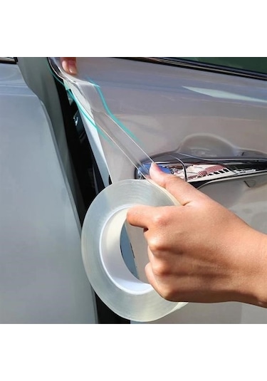 Buffer Şeffaf Su Geçirmeyen Dayanıklı Kolay Yapışan Çizilmeye Dayanıklı Oto Darbe Koruyucu Bant Mavi