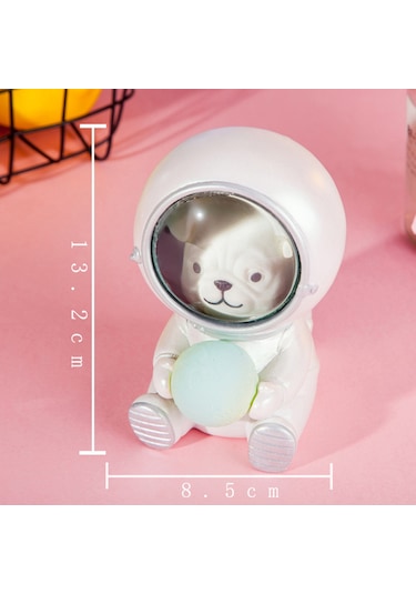 Maiyame Yumuşak Işıklı Ayı Figürlü Reçine Küçük Gece Lambası - Usb Şarjlı, Konforlu Uyku Ortamı Oluşturucu Dekoratif Aydınlatma Diğer