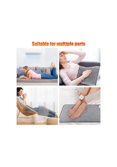 Butu Ev Fizyoterapi Isıtma Yastığı Elektrikli Battaniye Çok Renkli