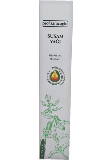 Prof Saracoglu Soğuk Sıkım  Susam Yağı 250 ML