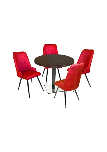 Beymobilya Karanfil Werzalit Yuvarlak - Çırağan Masa Takımı (Q90)