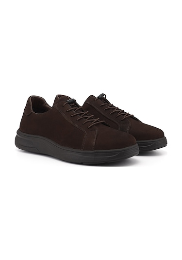 Gönderi(R) Gönderi R Erkek Kahve Nubuk Bağcıklı Hakiki Deri Sneaker Ddma85142873